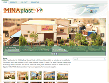 Tablet Screenshot of mina-plast.com